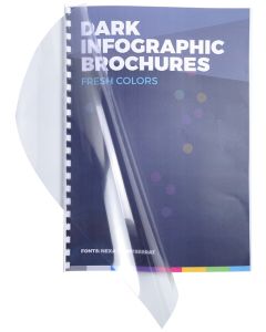 Couverture pour Reliure A4 - Cristal - 30/100e EXACOMPTA Lot de 100 Visuel