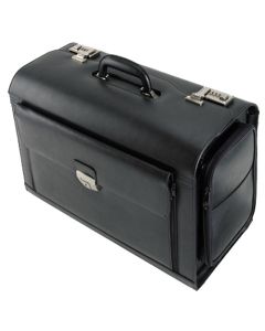 Photo Valise de pilote en cuir noir - VERONA (45057 ALASSIO  : Bagage)