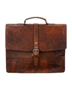 Cartable à bandoulière en cuir - JAYDEN Marron PRIDE et SOUL 47183 image