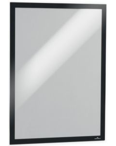 Cadre d'affichage magnétique auto-adhésif - A4 - Noir : DURABLE Lot de 10 Modèle