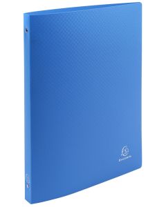 Classeur souple opaque - 4 anneaux de 15 mm - Bleu clair EXACOMPTA Image