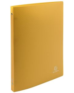 Classeur souple - 4 anneaux de 15 mm - Jaune opaque EXACOMPTA Modèle