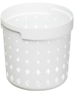 Bac de rangement - 133 x 133 x 126 mm - Blanc NHG Seoul Round Organizer M