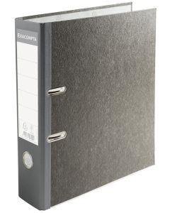 Classeur à levier - Dos Gris de 80 mm EXACOMPTA Prem'Touch Image