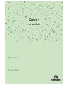 Cahier de Notes Ecole - Matières préimprimées LE DAUPHIN