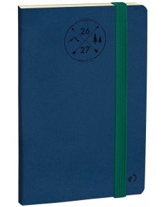 Agenda 2026/2027 Semainier - 10 x 15 cm - Bleu denim QUO VADIS 15 SD image couverture
