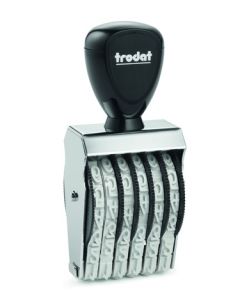 TRODAT 511596 : Tampon numéroteur - 6 bandes - 9 x 41 mm