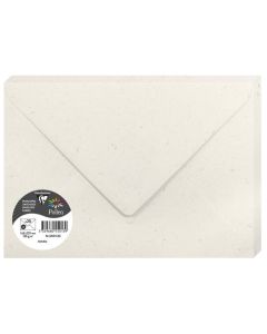 Enveloppes - 162 x 229 mm - Blanc naturel POLLEN Natura Lot de 20