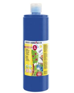 Peinture aux Doigts EFA Color - 750 ml - Bleu cobalt EBERHARD FABER