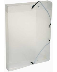 Boîte de classement PP Crystal - Dos 40 mm EXACOMPTA