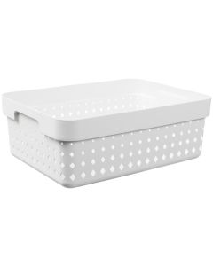 Bac de rangement pour Tiroir - 158 x 118 x 73 mm - Bleu NHG Seoul Organizer L