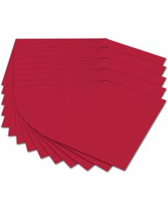 Carton de Bricolage A4 - Rouge pur - 300 g/m² : FOLIA Lot de 50 Visuel