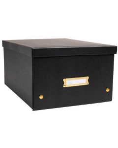 Boite de rangement A4+ - Noir EXACOMPTA Néo Déco 62351E