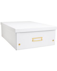 Grande Boite de rangement A3+ - Blanc EXACOMPTA Néo Déco 62458E