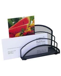 Corbeille à Courrier 3 compartiments - Noir : WEDO Office Photo