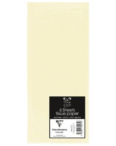 Papier de Soie - Blanc - 500 x 750 mm : CLAIREFONTAINE Lot de 480 Visuel