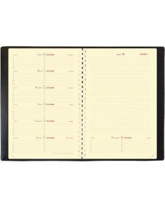 Agenda à spirale 2025 - 100 x 150 mm : QUO VADIS Note 15 S 680002Q intérieur