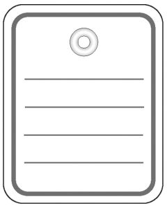 Etiquettes de prix à trou - 40 x 50 mm - Blanc HERMA Lot de 1000 