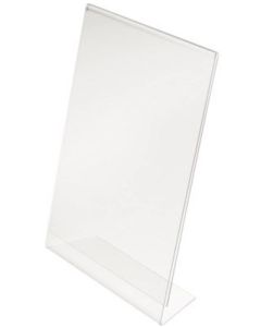 Porte-visuel incliné - A6 portrait DEFLECTO