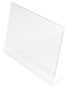 Porte-visuel droit - 1/3 A4 portrait DEFLECTO Exemple modèle