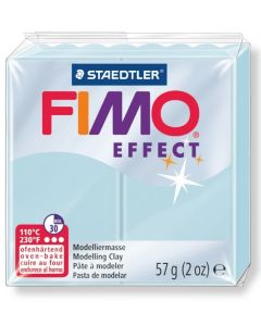 Pâte à Modeler durcissante au four FIMO Effect - 57 g - Cristal de glace bleu : STAEDTLER Visuel