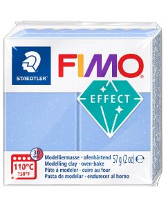 Pâte à Modeler durcissante au four FIMO Effect - 57 g - Bleu Agate : STAEDTLER Visuel