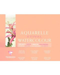 Bloc aquarelle - 240 x 300 mm - Lot de 2 : CLAIREFONTAINE Etival Watercolour image