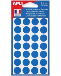 Pastilles 15 mm - Bleu APLI Lot de 168