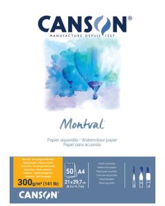 Bloc Aquarelle A3 - 297 x 420 mm CANSON Montval 100 feuilles
