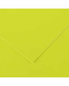 Feuilles de couleur 500 x 650 mm - Jaune Fluo - CANSON Vivaldi