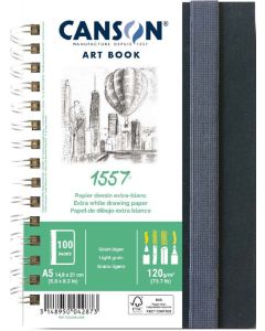 Carnet de croquis Noir - 216 x 279 mm CANSON Graduate Manga