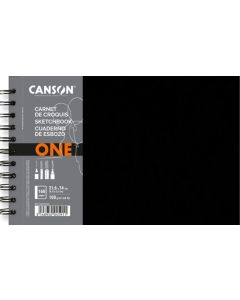 Carnet de croquis Noir - 216 x 279 mm CANSON Graduate Manga