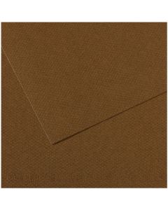 Feuille de papier dessin Mi-teintes - Marron foncé - 500 x 650 mm : CANSON Modèle