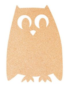 Tableau en liège mural - Chouette : SECURIT Silhouette Image