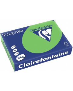 Ramette de papier de 250 feuilles A3 160g - Vert : CLAIREFONTAINE Trophée Image