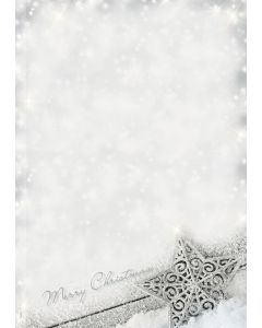 Papier à motif de Noël - Etoile Brillante - Lot de 100 feuilles : SIGEL image