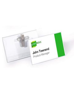 Badges avec clip combi - 90 x 54 mm DURABLE