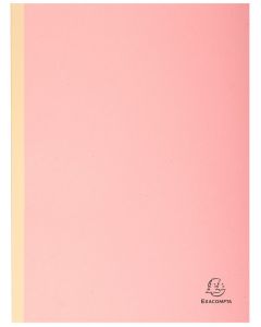 EXACOMPTA : Chemises à soufflet dos toilé - Rose (Papier recyclé) 