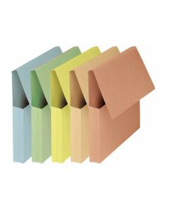 OXFORD Lot de pochettes à documents - Assortiment de coloris pastels exemple