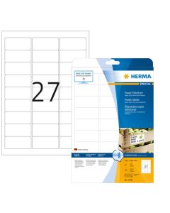 HERMA etiquettes blanches résistantes aux intempéries 63,5 x 29,6 mm 10903
