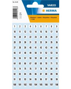Lettres autocollantes - Or Scintillant - Etiquettes 8 mm HERMA