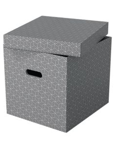 Photo Boite de rangement - 320 x 365 x 315 mm - Gris ESSELTE Home Cube