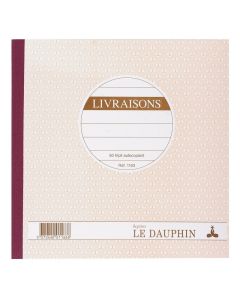 LIVRAISON carnet autocopiant Tripli - 210 x 210 mm Dauphin 1163D