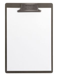 Photo Porte-bloc A4 en bois - 230 x 330 mm - Marron SECURIT