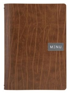 Chemise pour menu A5 en plastique - Beige SIGEL