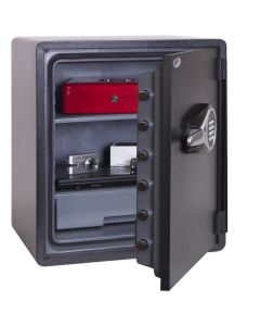 PHOENIX TITAN FS1271E : Coffre-fort ignifuge ouvert Serrure électronique - Coupe-feu 1 H - 16 L
