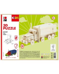 Photo Puzzle 3D en bois - Camion MARABU KIDS