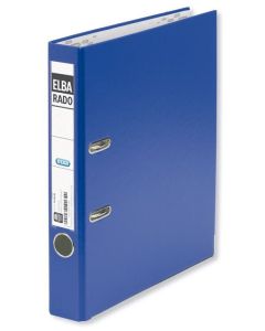 Photo Classeur à levier en PVC - Dos 50 mm - Bleu : ELBA Rado Plast
