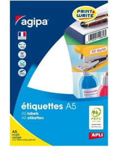 Photo Pastilles adhésives rondes - 15 mm - Blanc AGIPA