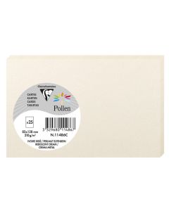 Photo Carte en papier POLLEN 82 x 128 mm - Ivoire Irisé  